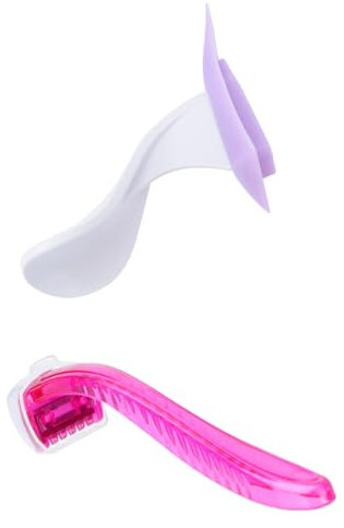 FRCOLOR Damenrasierer Für Frauen Mit Bikinihaarrasierer Und Privathaarrasierer Aus Hochwertigem Silikon Ergonomisches Design Für Präzises Rasieren