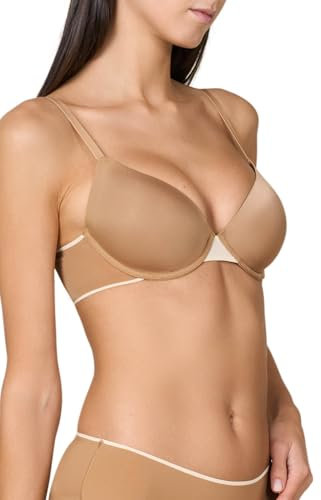 Goldenpoint Donna Intimo - Parte Alta del Completo Intimo - Reggiseno Imbottito con Ferretto Afrodite Essential in Microfibra