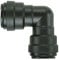 John Guest 12mm Equal Elbow Push Fit Pipe Water Fitting Connector, Pack of 2