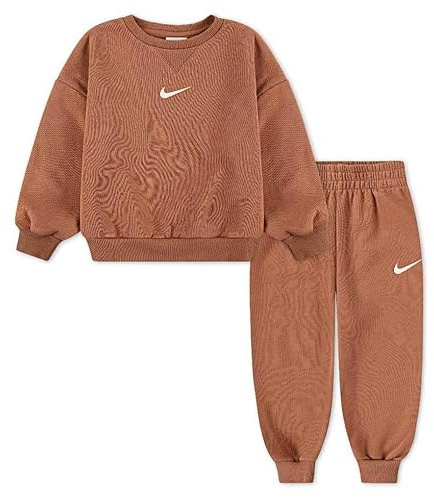 NIKE Baby - Jungen Nkn Essential Fleece Crew Set Blender