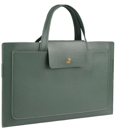Itkcozcg Funda para portátil con función atril convertible, dos zonas de almacenamiento y asa ergonómica, antiarañazos, bolsa de hombro para portátil, 13 14 pulgadas, Talla única