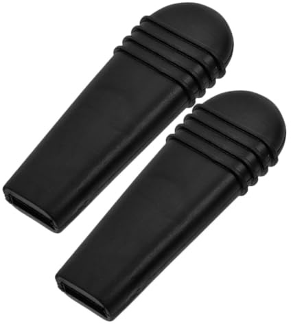 VILLFUL Rollstuhlzubehör Bremshebelabdeckungen für Rollstühle aus Pvc Schwarz 2 Stück Einfache Montage für Mehr Am Rollstuhl