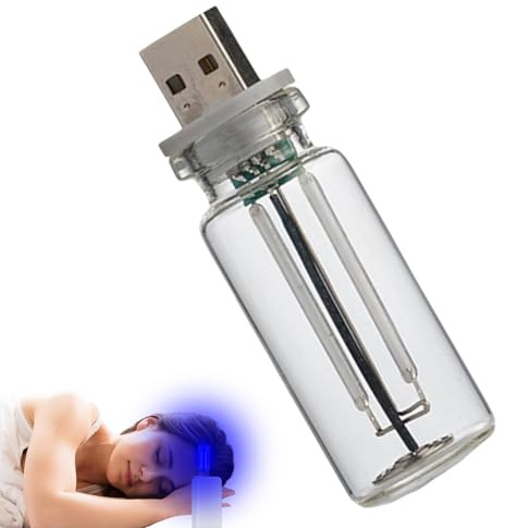 Retro Auto Lampe - Touch Control Einstellfunktion, LED Glasflasche Styling, USB Powered Ambient Lighting Device, Automotive Interior Tool for Vehicle Night Driving Decoration