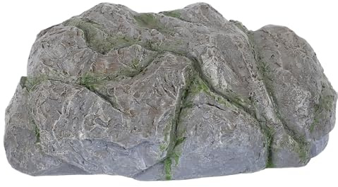 LIFKICH Boîte à Clés Extérieure en Résine de Rocher Rangement Caché pour Clés, Étanche et Décorative, pour Maison et Patio Sécurisé