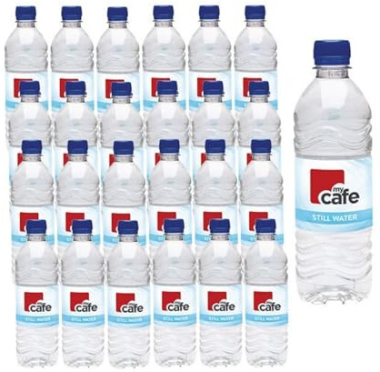 MyCafe Still Water 500 ml Bottle (Pack of 24) MYC30576
