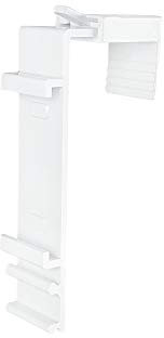 Victoria M. Klemmhalter für Klemmfix Doppelrollo Duorollo, für Fensterflügel 15 – 23 mm, 1 Stück aus Kunststoff, Weiß