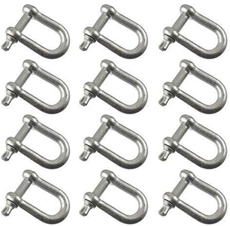 AB Tools 10mm Acier galvanisé Manille Droite Pack DE12 Accastillage DK03