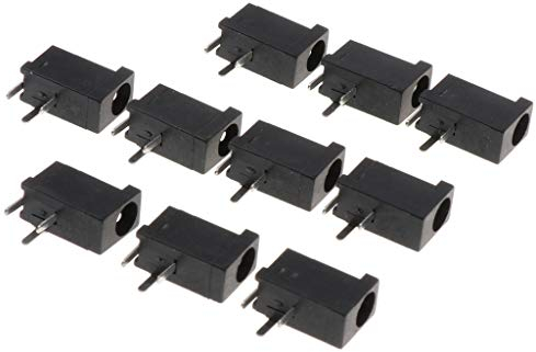 10tlg 3P DC Power Jack PCB Mount Female Socket Connector Leiterplattenmontage, 3.5x1.35mm
