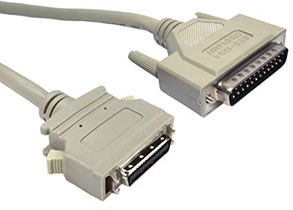 RS PRO Parallel-Kabel Centronic, D-Sub, 25-polig Stecker C36 Stecker L. 2 m, Grau
