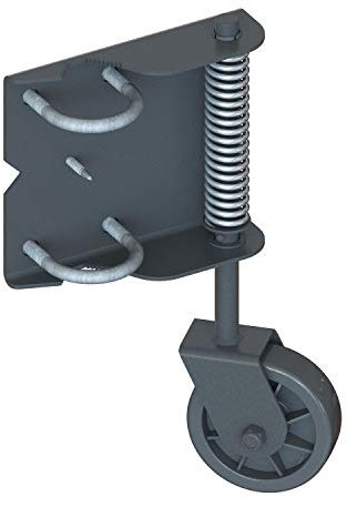 Nationwide Industries Chain Link Fence Swivel Gate Wheel (Black) - Fits 1-3/8 - GW3-BK