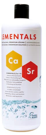 Fauna Marin Elementals CA/SR 1000ml Hochkonzentrierte Calcium-/Strontiumlösung für Riffaquarien