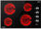 AMZCHEF 30 Inch Electric Cooktop Built-in Electric Burner with 4 Burners, ETL Safety Certified, 240V Power Control by Knob, 7000W Electric Stove with Hot Surface Indicator