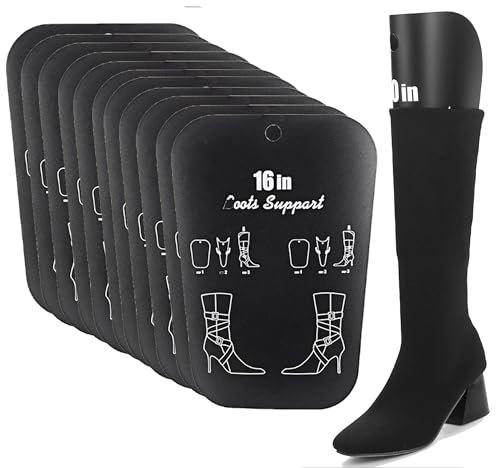XUBX 12 Pezzi Stivali Supporti Inserti di Forma Alto, Stivali Supporti per Donne e Uomini, Boot Shaper Form Inserti, Supporto per stivali alti, inserti Riutilizzabili per Stivali