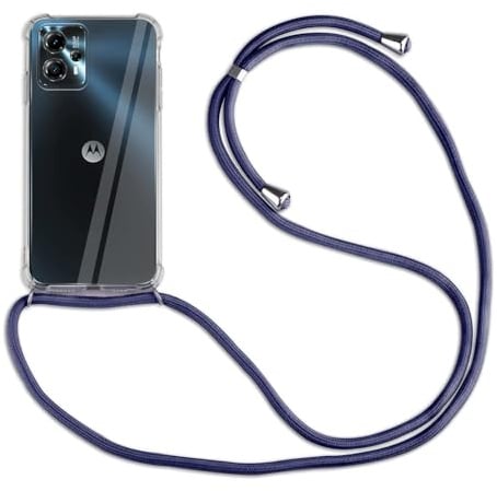 betterfon Hülle Kompatibel mit Motorola Moto G13 / G23 | Handykette Smartphone Halskette Hülle mit Band | Handyhülle mit Kordel zum Umhängen Kompatibel für Moto G13 / G23 | Blau