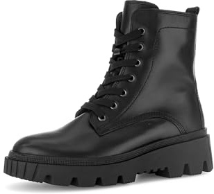 Gabor Damen Combat Boots, Frauen Stiefeletten,Wechselfußbett,Best Fitting