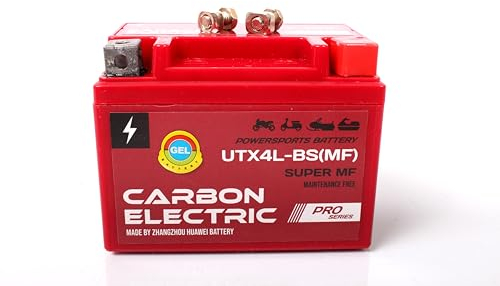Batterie Gel Carbon Electric Akku 4-20Ah Motorrad Motoroller Quad wartungsfrei neu (4 Ah UTX4L-BS(MF))