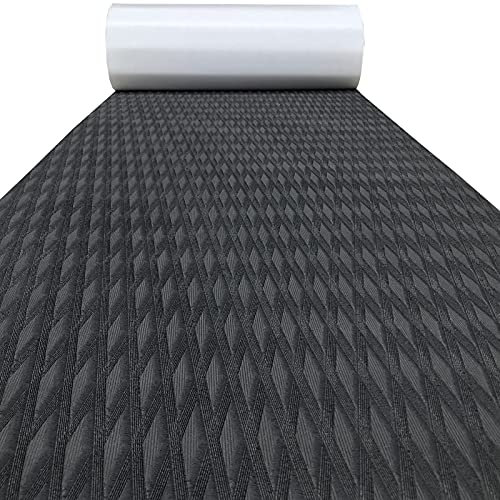 KXKZREN EVA Foam Boat Flooring Self-Adhesive Marine Boat Decking Sheet 230x55cm Non-Slip DIY Traction Pads Grip Mat for Boat Kayak Yacht SUP Board Canoe Motorboat