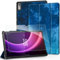 EasyAcc Funda para Lenovo Tab P11 (2nd Gen) 11.5 TB350FU/TB350XU 2022 con Película Protectora, Funda Ultrafina con Función de Soporte, Función Auto Sleep Wake Up, Estrellas Azules