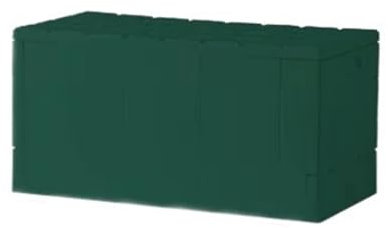 WaLdor Collapsible Storage Bin with Lid, Foldable Plastic Box for Garage, Car Trunk, and Organization, Outdoor Camping Storage Box Sorting Box Stackable Lidded Container (Color : Green, Size : L)