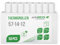 Kineco Ec-Cash Kassenrollen 57mm x 14m x 12mm - Thermorollen, Thermopapier, Bonrollen für Bankomat - Kredit-Kartenlesegeräte (57x35x12) mit SEPA Lastschrifttext (50 Rollen)