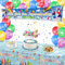 DPKOW Bunt Jugendweihe Party Set Deko Mädchen Jungen, Alles Gute zur Jugendweihe Banner Luftballons Tischdecke Servietten JUGENDWEIHE Tortendeko Konfetti Tischdeko Zubehör