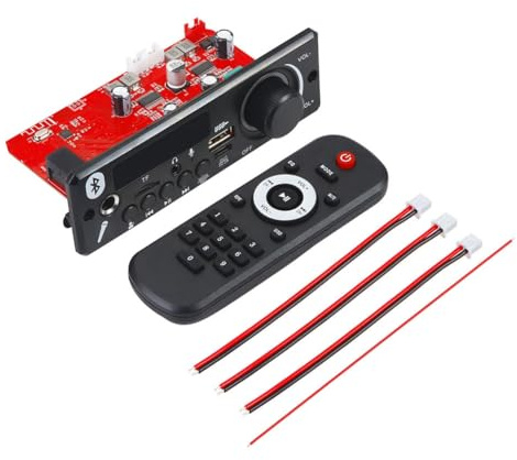Jzoowar 160W VerstäRker Bluetooth 5.0 DIY MP3 Decoder Board Audio Player 12V MP3 Player Auto FM Radio Modul TF USB Mic Record(A)