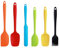 GreenMingle Silicone Spatula [6 PCS] High Heat Resistant Non-Stick Rubber Spatulas Set, Food Grade Baking Spatulas & Oil Brush Kitchen Utensils for Baking, Cooking and Mixing