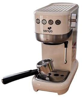 Senya machine à café Tasty Coffee Crème 20 bars, cafetière expresso et cappuccino 1300W, Thermoblock, mousseur de lait, arrêt automatique, SYBF-CM006C