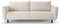 KEF Sofa Adello - Couch mit Schlaffunktion - Schlafcouch mit Bettkasten und Metallbeine - 108x90x240 cm - Creme