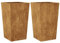vidaXL Fioriere da Giardino 2 pz 45x45x75 cm in Acciaio Corten, fioriera, fioriera da Patio, Vaso Fiori da Esterni, fioriera da Esterno