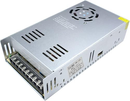 Power Supply 12V 30A 360W AC 230V to DC 12 Volt Universal Regulated Switching Transformer Low Voltage LED Driver for LED Strip Lights, LED Sign, Audio Radio (12V 30A 360W)