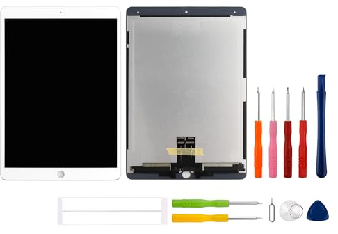 SWARK Display LCD OLED compatibile con iPad Pro [10,5 pollici] bianco A1701, A1709, A1852 Touch Screen Digitizer Assembly Ricambio + Strumenti