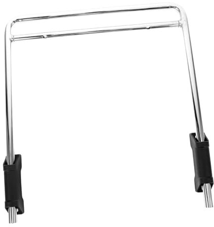 ANDRESLAD Pedal Replacement Leg Rest for Chair - Silver Stainless Steel & Iron Footrest - Adjustable & Ergonomic