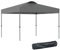 Outsunny Pavillon ca. 3x3m, wasserdicht Stabil Winterfest Pop-up Faltpavillon, UV Schutz, Faltbar Partyzelt, Gartenzelt mit Tasche, Gartenpavillon für Camping Garten, Dunkelgrau