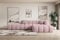 ALTDECOR Ecksofa in L-Form Corner Sofa Bett Eckcouch Couch Wohnlandschaft Cauchsofa Olea-L2-289x176x71 cm Rosa