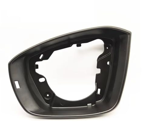 Spiegelkappe Für Skoda Für Octavia 2014-2017 Für VW Für T-ROC 2018-2021 Rückspiegelgehäuserahmen Kfz-Seitenspiegelrahmenhalter Auto Spiegelkappen(Black-Left)