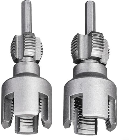 HomeVortex Innen-Außengewindeschneider, 20 mm, 25 mm, Wasserrohr-Gewindeschneider, integrierte Schneideisen für PPR-PVC-Rohre, 1/2 Zoll, 3/4 Zoll Sanitärprojekte