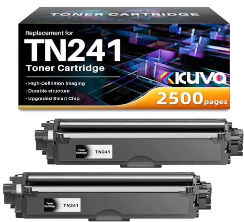 TN241BK TN241 Kompatibel Toner Kompatibel für Brother TN-241 TN245 Toner für Toner Brother DCP 9022CDW MFC 9332CDW 9142CDN 9332CDW HL 3152CDW 3142CDW (Schwarz 2er-Pack)