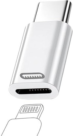 Lightning to USB C Adapter Lightning Female to USB C Male Adapter with 35W Fast PD Charger and Data Transfe for iPhone 15 Pro Max Samsung Galaxy S24 S23 S22 iPadPro/Air MacBook