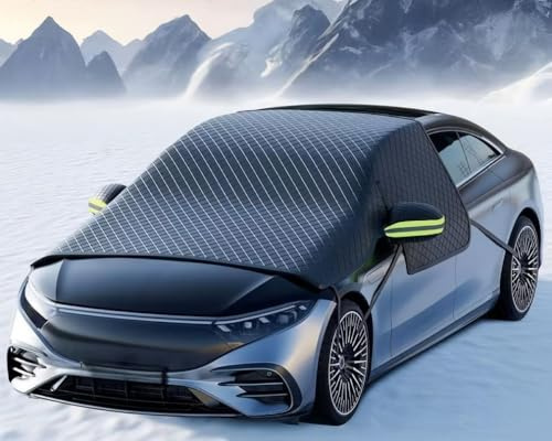 WENINETIES Sonnenschutz Auto Frontscheibe für Audi A2 (Typ 8Z), Außen Schnee EIS Frost Staub und UV Schutz Rost Wischer & Spiegel Schutz