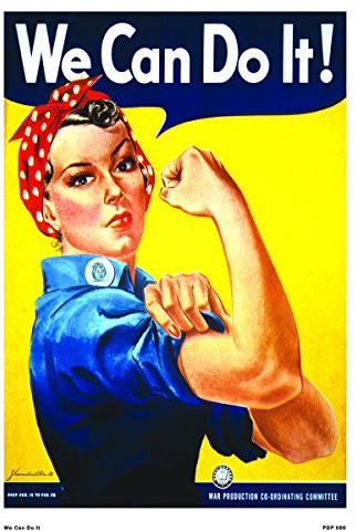 onthewall WE CAN DO IT WAR Propoganda 30 x 40 cm Kunstdruck Poster