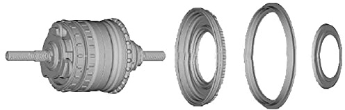 SHIMANO SG-S7051-11 Getriebeeinheit, Silver, 187 mm