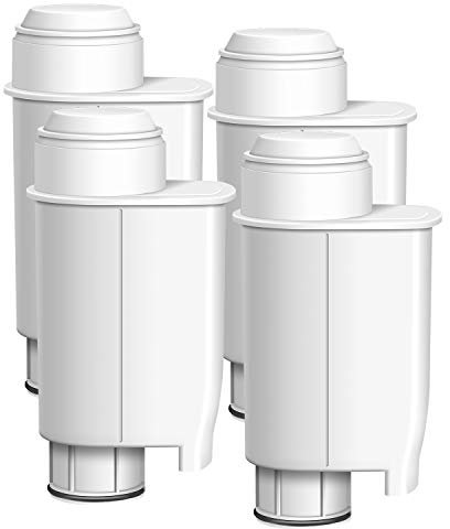AQUACREST Caffè Filtro Acqua, Sostituzione per Brita® Intenza® Filtro Acqua Gaggia®, Philips®, Saeco®, CA6702/00, Intenza® Filtro Acqua Caffè (Confezione da 4)