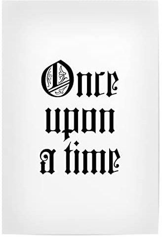 artboxONE Poster 30x20 cm Typografie Once Upon A Time - Bild Once Upon a time Book Love Books