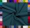 0,5m Baumwoll-Jersey uni 8% Elasthan Baumwollstoff elastisch Meterware Jersey-Stoff Oeko-Tex Kl 1, Farbe:seegrün