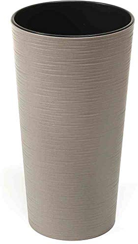 Siena Garden Pflanzgefäß ECO Locon grau Ø 25x46,5 cm