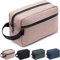 FUNSEED Trousse de Toilette de Voyage pour Hommes et Femmes, Accessoires de Toilette Sac de Rasage, Sac de Rangement Pliable pour Outils de Brosse cosmétique avec poignée,Rose