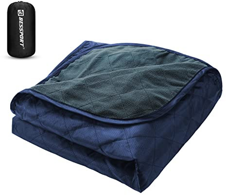 Bessport Camping Decke,Picknickdecke Sandabweisende Campingdecke, Warm Outdoor Picknickdecke Fleece 200 x 145 cm - für Outdoor,Picknicks, Camping,Reise, Terrasse und Heimnutzung