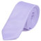 DWOY Herren Krawatte Solid Color Satin Schmale Herren Krawatte 6 cm (Flieder)