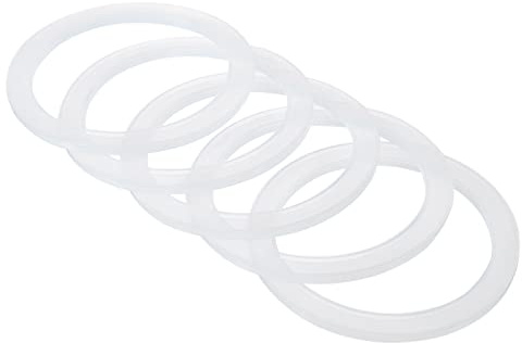 PATIKIL 70mm Regular Mouth Silicone Sealing Rings, 10 Pack Reusable Leak-Proof Gaskets for Mason Jar Lids, Translucent